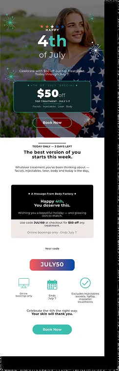 Promo 4th Of July Email 03 The4th Jul4