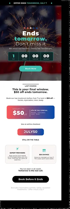 Promo 4th Of July Email 04 Ends Tomorrow Jul6
