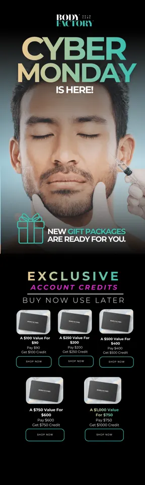 Promo Black Friday Email Cyber Campaign 04