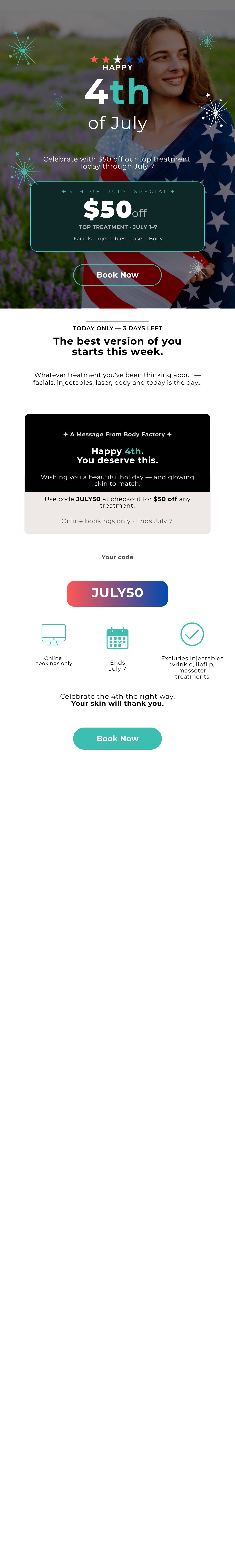 4Th July Email Series, July 4, The 4Th