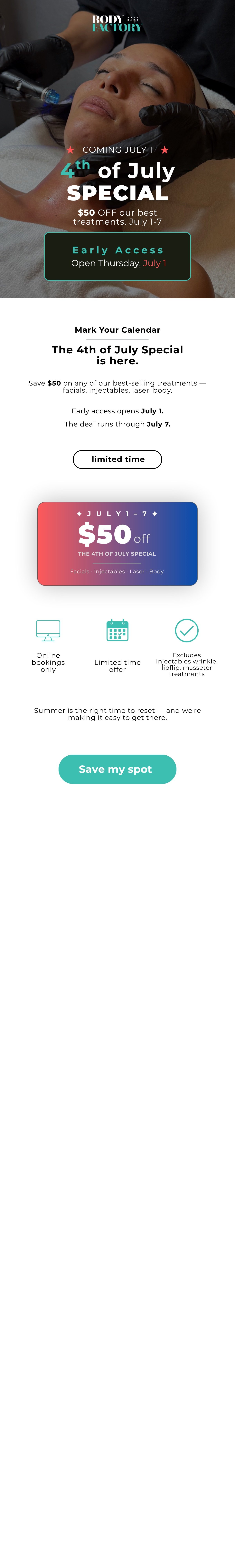 4Th July Email Series, Pre-Email (Sends Jun 24)