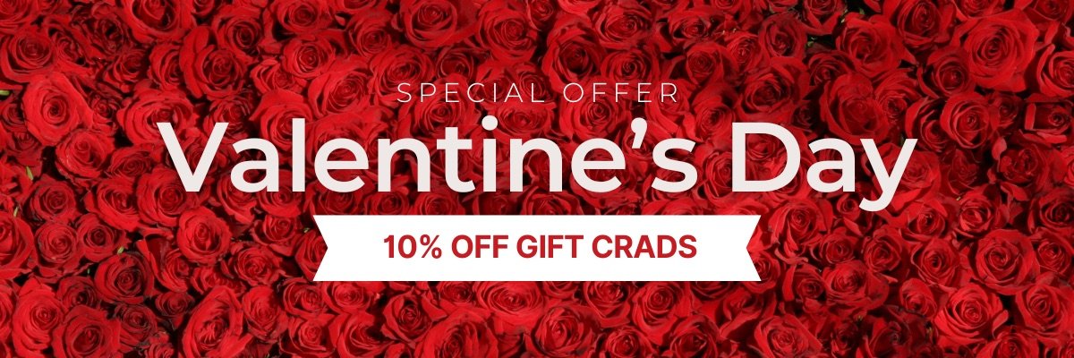 Meta Ads Collection, Red Modern Valentine’S Day Sale Email Header